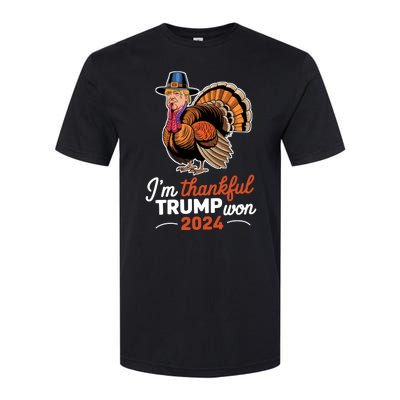 Im Thankful Trump Won 2024 Softstyle CVC T-Shirt