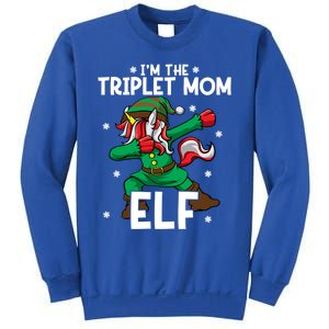 IM The Triplet Mom Elf Unicorn Mother Of Triplets Christmas Great Gift Sweatshirt