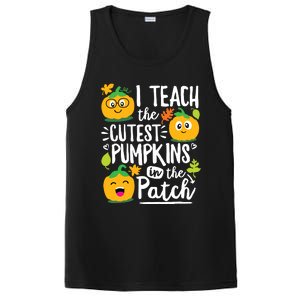 I Teach The Cutest Pumpkins In The Patch Teacher Halloween PosiCharge Competitor Tank