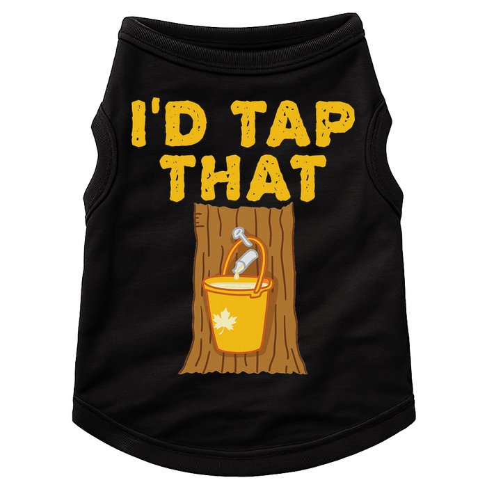 ID Tap That Maple Tree Maple Syrup Doggie Tank