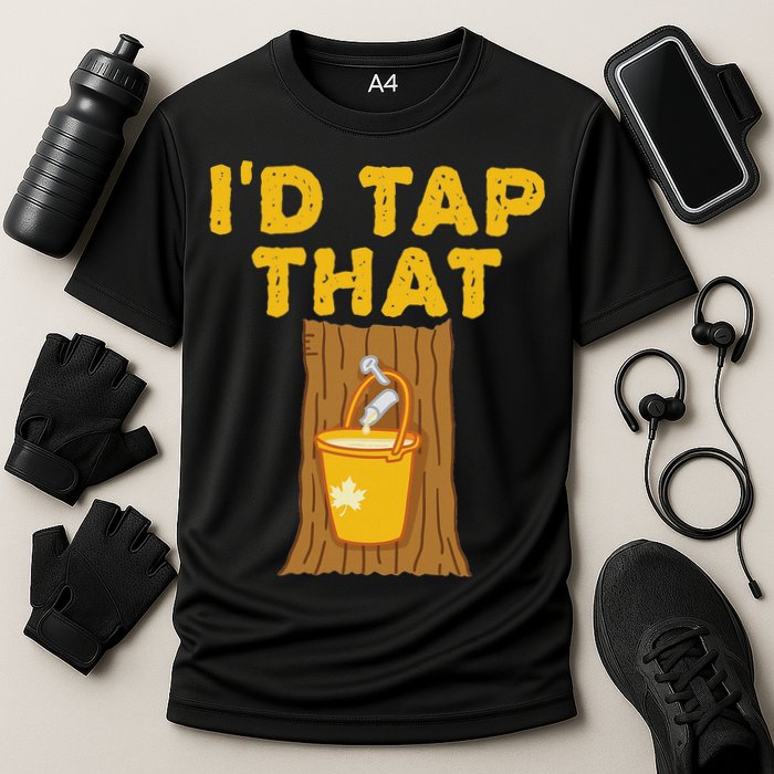 ID Tap That Maple Tree Maple Syrup Performance Shirt