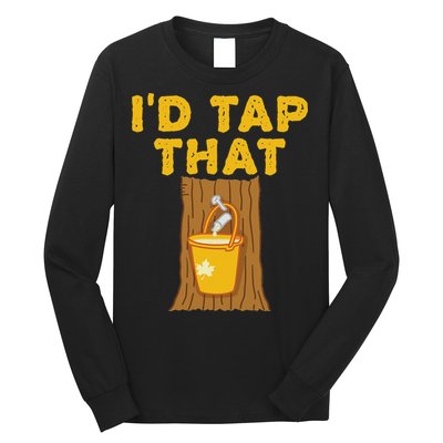 ID Tap That Maple Tree Maple Syrup Long Sleeve Shirt