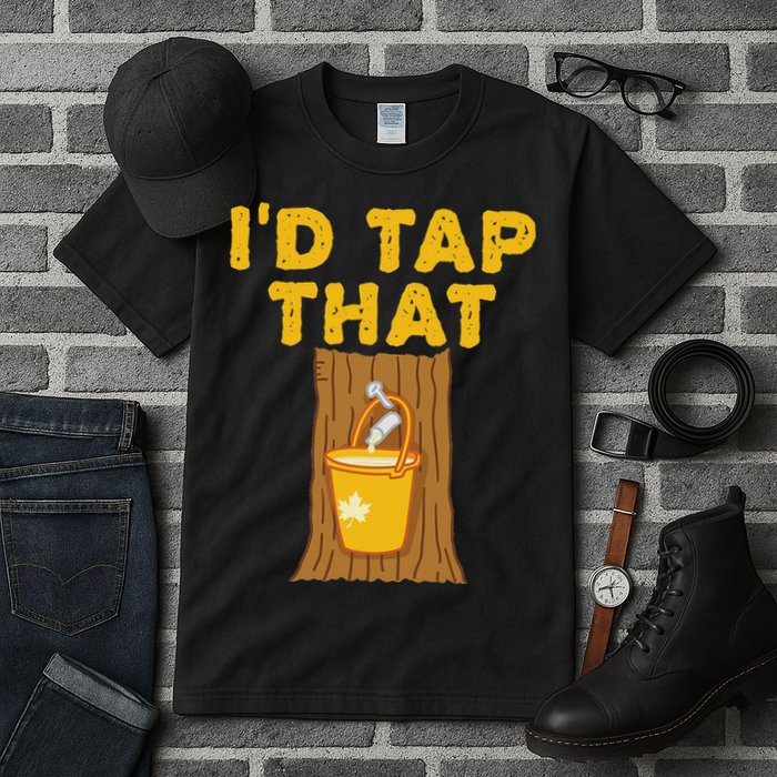ID Tap That Maple Tree Maple Syrup Tall T-Shirt