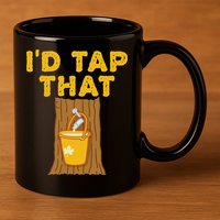 ID Tap That Maple Tree Maple Syrup 11oz C Handle Ceramic Mug