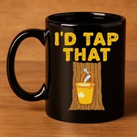 ID Tap That Maple Tree Maple Syrup 11oz C Handle Ceramic Mug