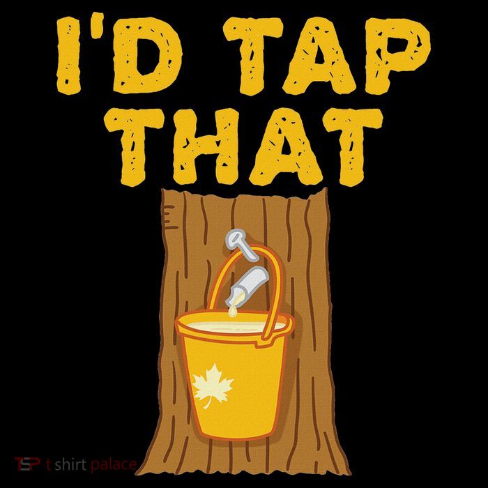 ID Tap That Maple Tree Maple Syrup Drawstring Bag