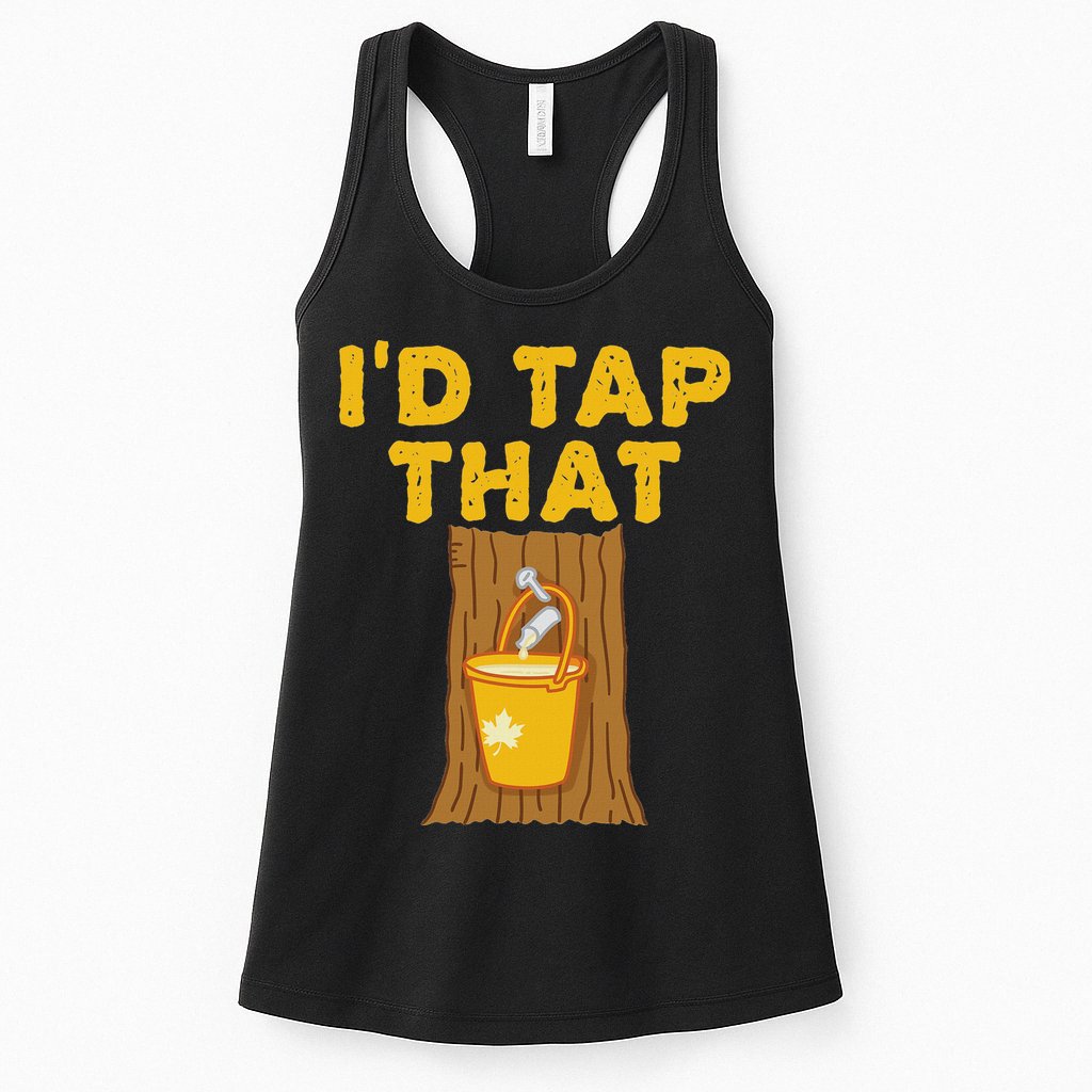 ID Tap That Maple Tree Maple Syrup Womens Tank Top
