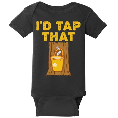 ID Tap That Maple Tree Maple Syrup Baby Bodysuit