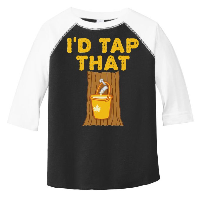 ID Tap That Maple Tree Maple Syrup Toddler Fine Jersey T-Shirt