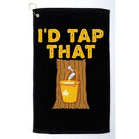 ID Tap That Maple Tree Maple Syrup Golf Towel