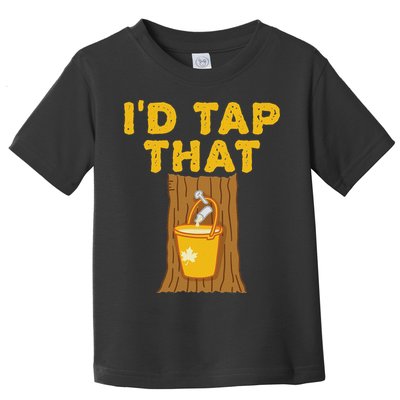 ID Tap That Maple Tree Maple Syrup Toddler T-Shirt