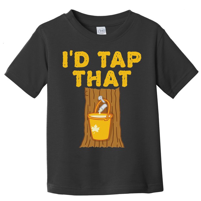 ID Tap That Maple Tree Maple Syrup Toddler T-Shirt