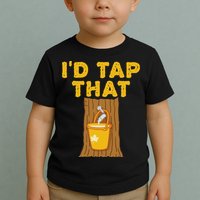 ID Tap That Maple Tree Maple Syrup Toddler T-Shirt