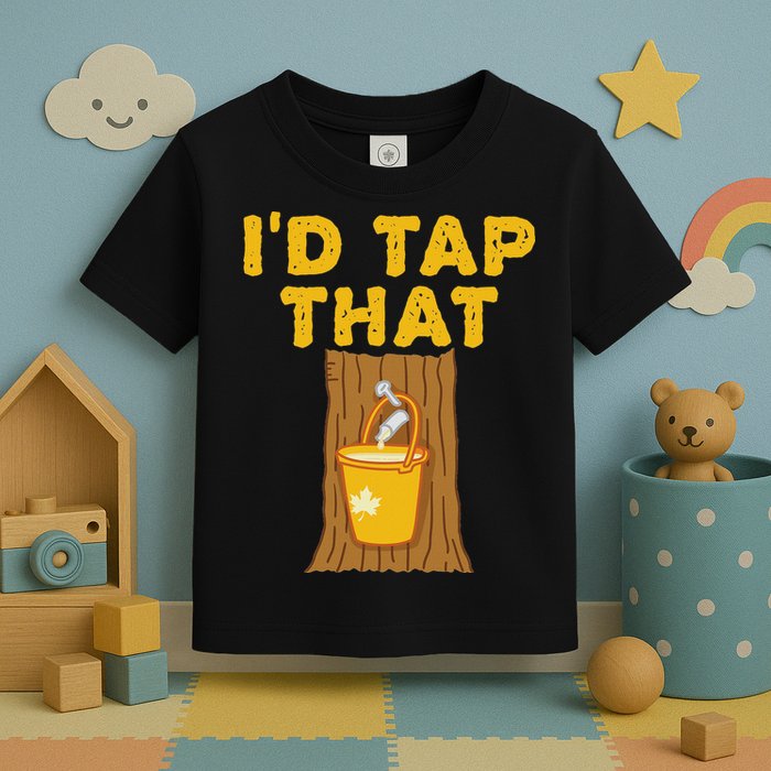 ID Tap That Maple Tree Maple Syrup Toddler T-Shirt