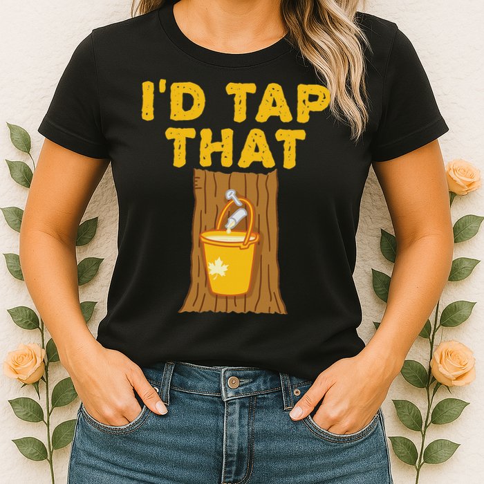 ID Tap That Maple Tree Maple Syrup Womens T-Shirt