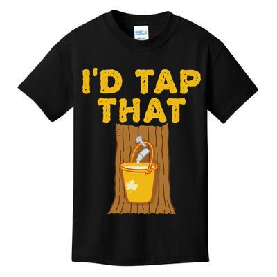 ID Tap That Maple Tree Maple Syrup Kids T-Shirt