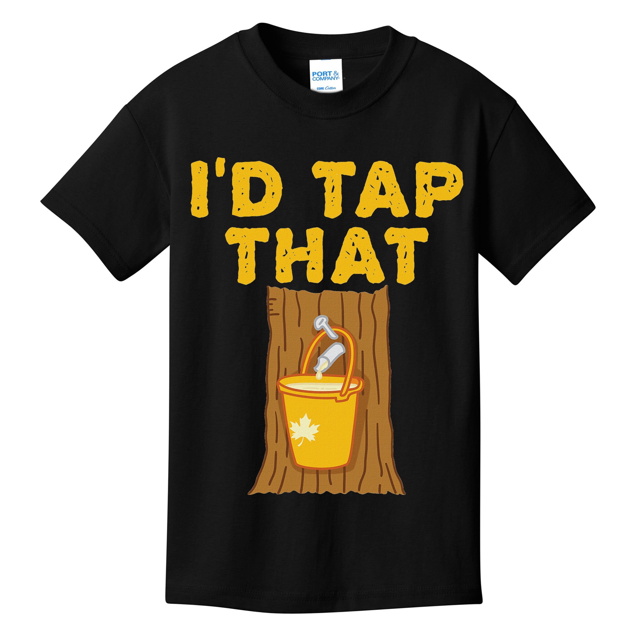 ID Tap That Maple Tree Maple Syrup Kids T-Shirt