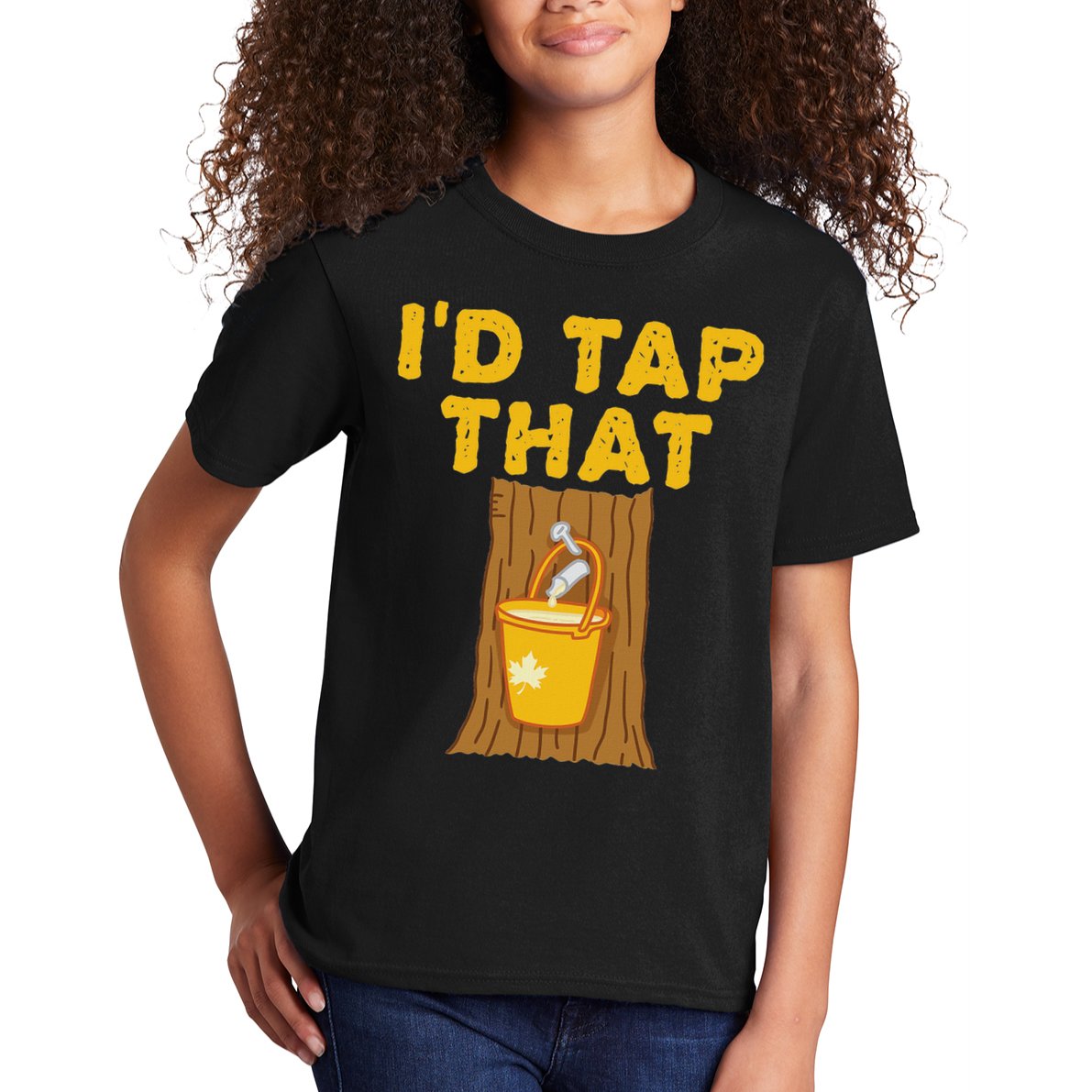 ID Tap That Maple Tree Maple Syrup Kids T-Shirt