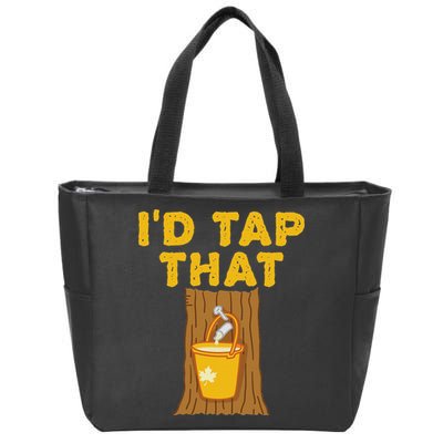 ID Tap That Maple Tree Maple Syrup Zip Tote Bag
