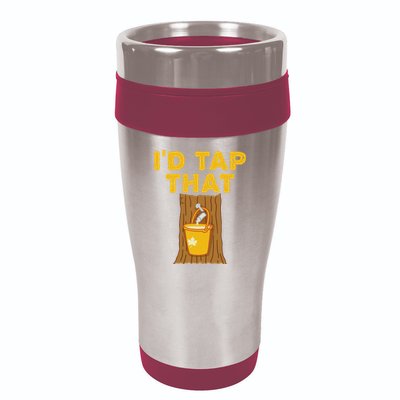 ID Tap That Maple Tree Maple Syrup 16oz Travel Tumbler