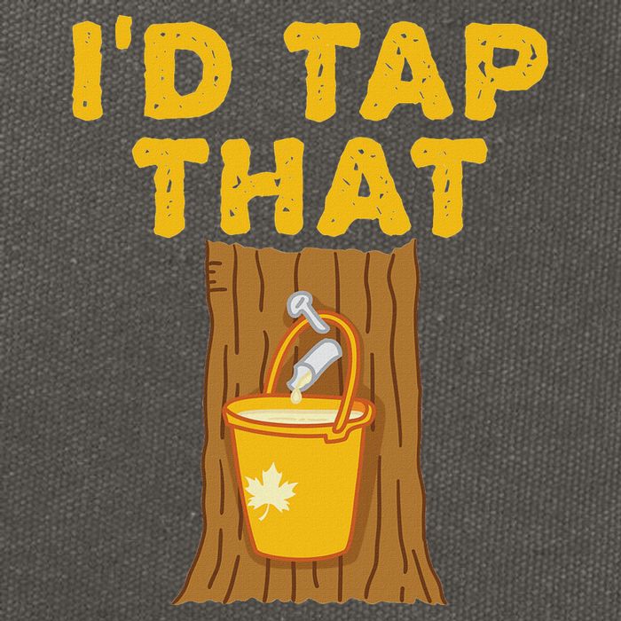 ID Tap That Maple Tree Maple Syrup Cotton Canvas Backpack