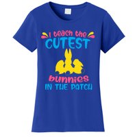 I Teach The Cutest Bunnies In The Patch Teacher Easter Day Gift Women's T-Shirt