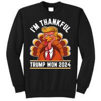 IM Thankful Trump Won 2024 Tall Sweatshirt