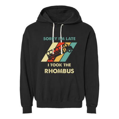 I Took The Rhombus Funny Math Nerd Garment-Dyed Fleece Hoodie