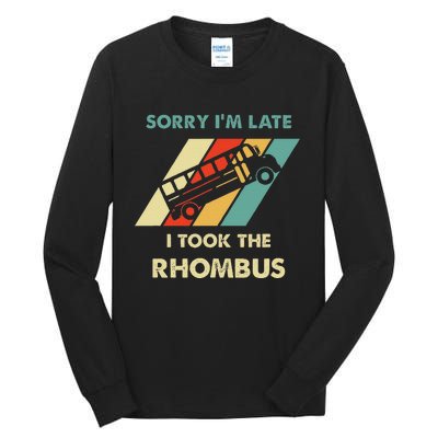 I Took The Rhombus Funny Math Nerd Tall Long Sleeve T-Shirt