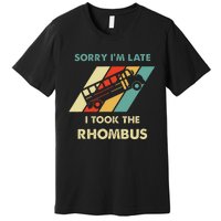 I Took The Rhombus Funny Math Nerd Premium T-Shirt