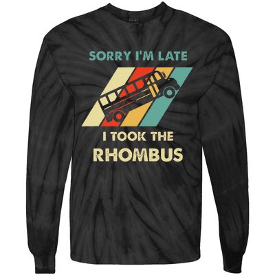 I Took The Rhombus Funny Math Nerd Tie-Dye Long Sleeve Shirt