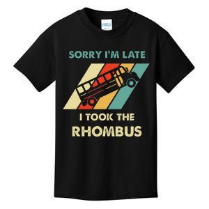 I Took The Rhombus Funny Math Nerd Kids T-Shirt