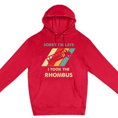 I Took The Rhombus Funny Math Nerd Premium Pullover Hoodie