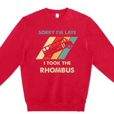 I Took The Rhombus Funny Math Nerd Premium Crewneck Sweatshirt