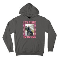 Its Time To Go Joe Wheelchair Funny Trump 2024 Retro Hoodie