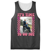 Its Time To Go Joe Wheelchair Funny Trump 2024 Retro Mesh Reversible Basketball Jersey Tank