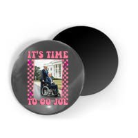 Its Time To Go Joe Wheelchair Funny Trump 2024 Retro Magnet