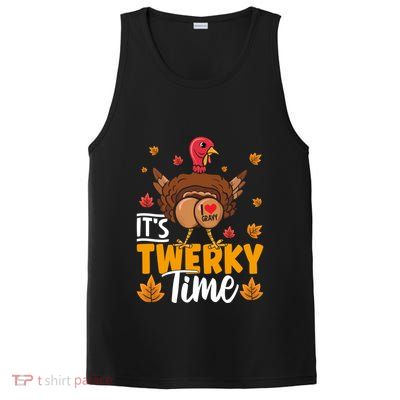 ItS Twerky Time I Love Gravy Funny Thanksgiving Turkey Butt Gift PosiCharge Competitor Tank