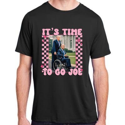 Its Time To Go Joe Funny Trump 2024 Adult ChromaSoft Performance T-Shirt