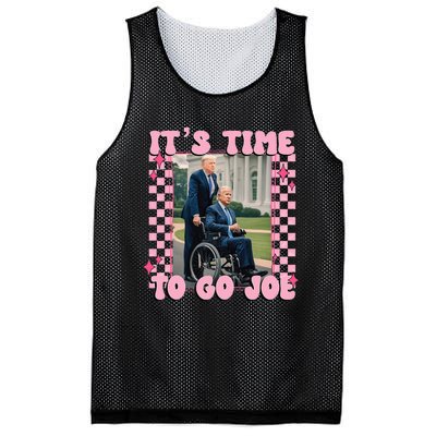 Its Time To Go Joe Funny Trump 2024 Mesh Reversible Basketball Jersey Tank