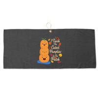 I Teach The Cutest Pumpkins In The Patch Large Microfiber Waffle Golf Towel