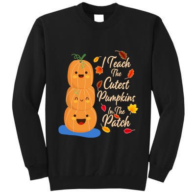 I Teach The Cutest Pumpkins In The Patch Tall Sweatshirt