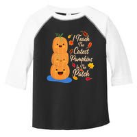 I Teach The Cutest Pumpkins In The Patch Toddler Fine Jersey T-Shirt