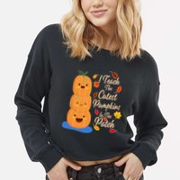 I Teach The Cutest Pumpkins In The Patch Cropped Pullover Crew