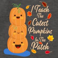 I Teach The Cutest Pumpkins In The Patch Vector Backpack