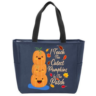 I Teach The Cutest Pumpkins In The Patch Zip Tote Bag