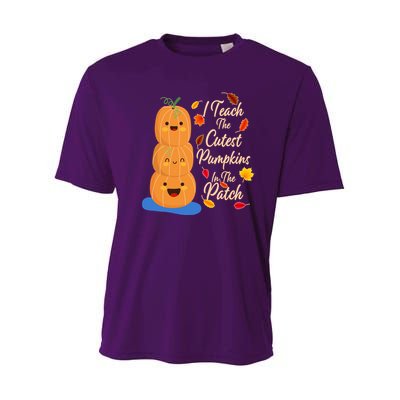 I Teach The Cutest Pumpkins In The Patch Youth Performance Sprint T-Shirt