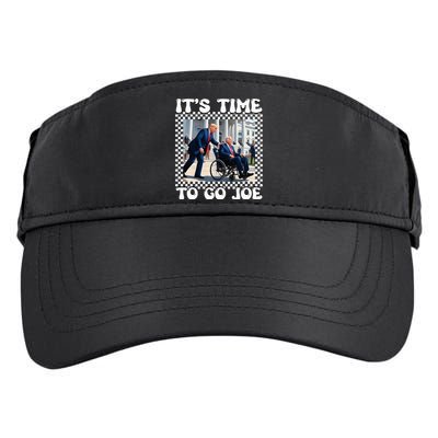 Its Time To Go Joe Funny Election 2024 Vote Trump Adult Drive Performance Visor