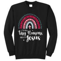 I Teach Tiny Humans About Jesus Teacher Appreciation Bible Tall Sweatshirt