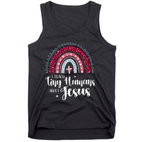 I Teach Tiny Humans About Jesus Teacher Appreciation Bible Tank Top